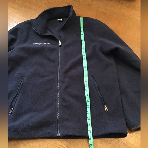 Disney World Transportation Navy Fleece Jacket … cast member exclusive - Picture 3 of 7